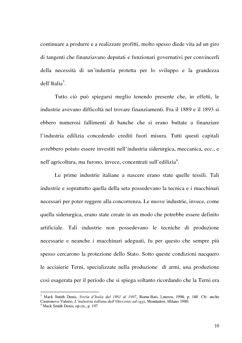 Anteprima della tesi: Il crack Rizzoli nelle cronache e nei commenti del Corriere della Sera, Pagina 8