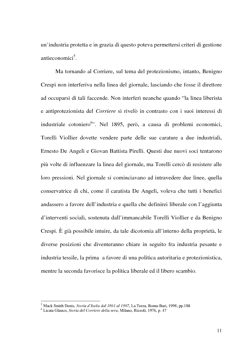 Anteprima della tesi: Il crack Rizzoli nelle cronache e nei commenti del Corriere della Sera, Pagina 9