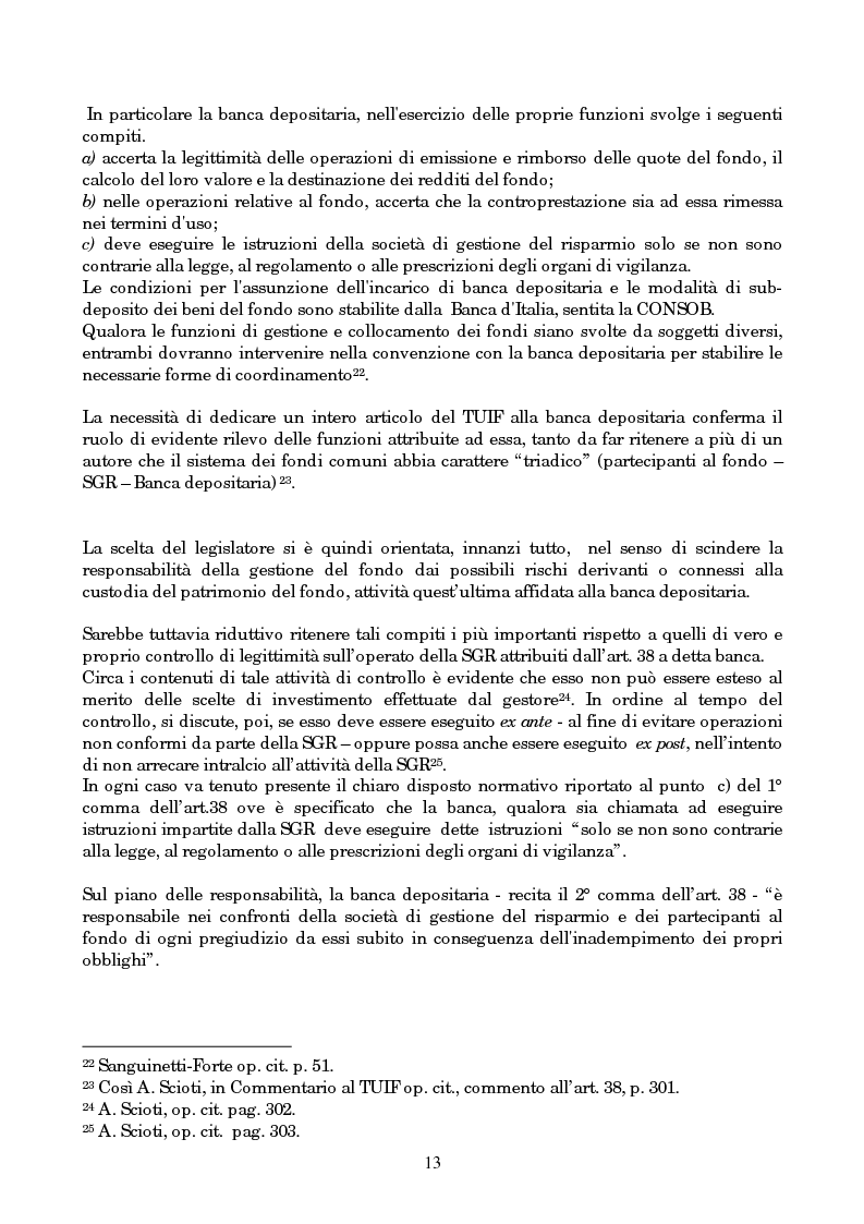 Anteprima della tesi: Linee evolutive del mercato finanziario italiano: fondi comuni di investimento, fondi pensione e piani pensionistici individuali. Regolamentazione e controlli, Pagina 10