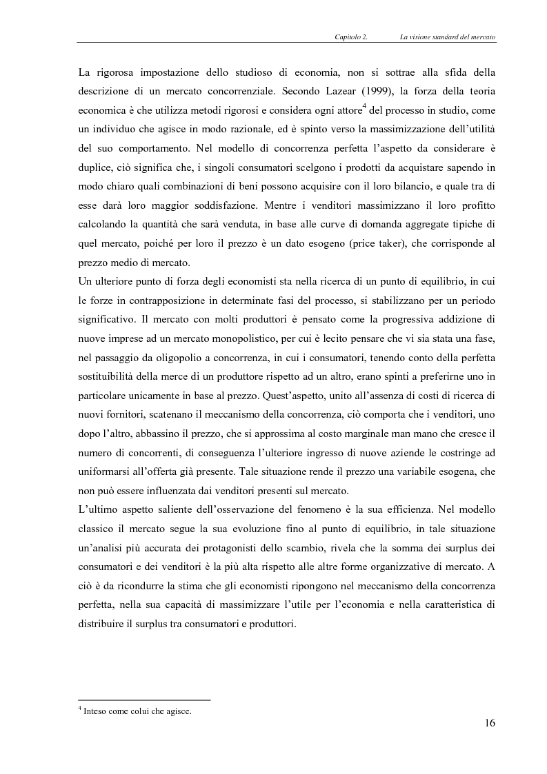 Anteprima della tesi: Realismo nel modello della concorrenza, un’esplorazione con Swarm e JAS, Pagina 10