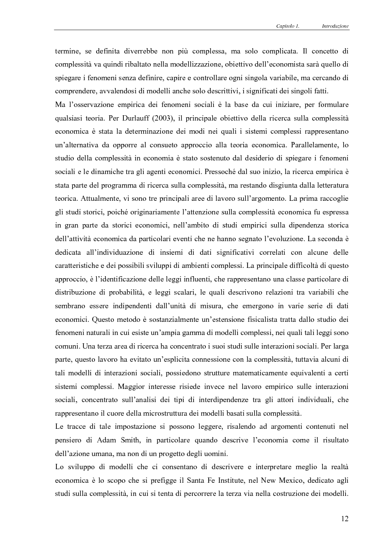 Anteprima della tesi: Realismo nel modello della concorrenza, un’esplorazione con Swarm e JAS, Pagina 6