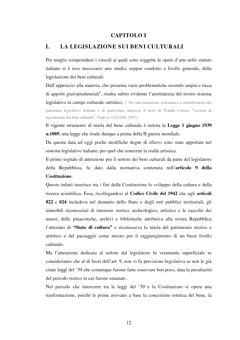 Anteprima della tesi: Milano conserva il patrimonio artistico contemporaneo? Un orientamento al panorama italiano ed estero, Pagina 9
