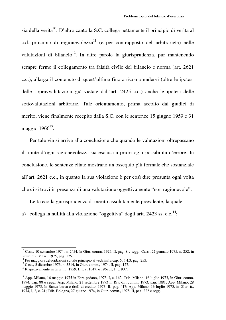 Anteprima della tesi: Principi contabili e fattispecie relative all'art. 2621 c.c., Pagina 5