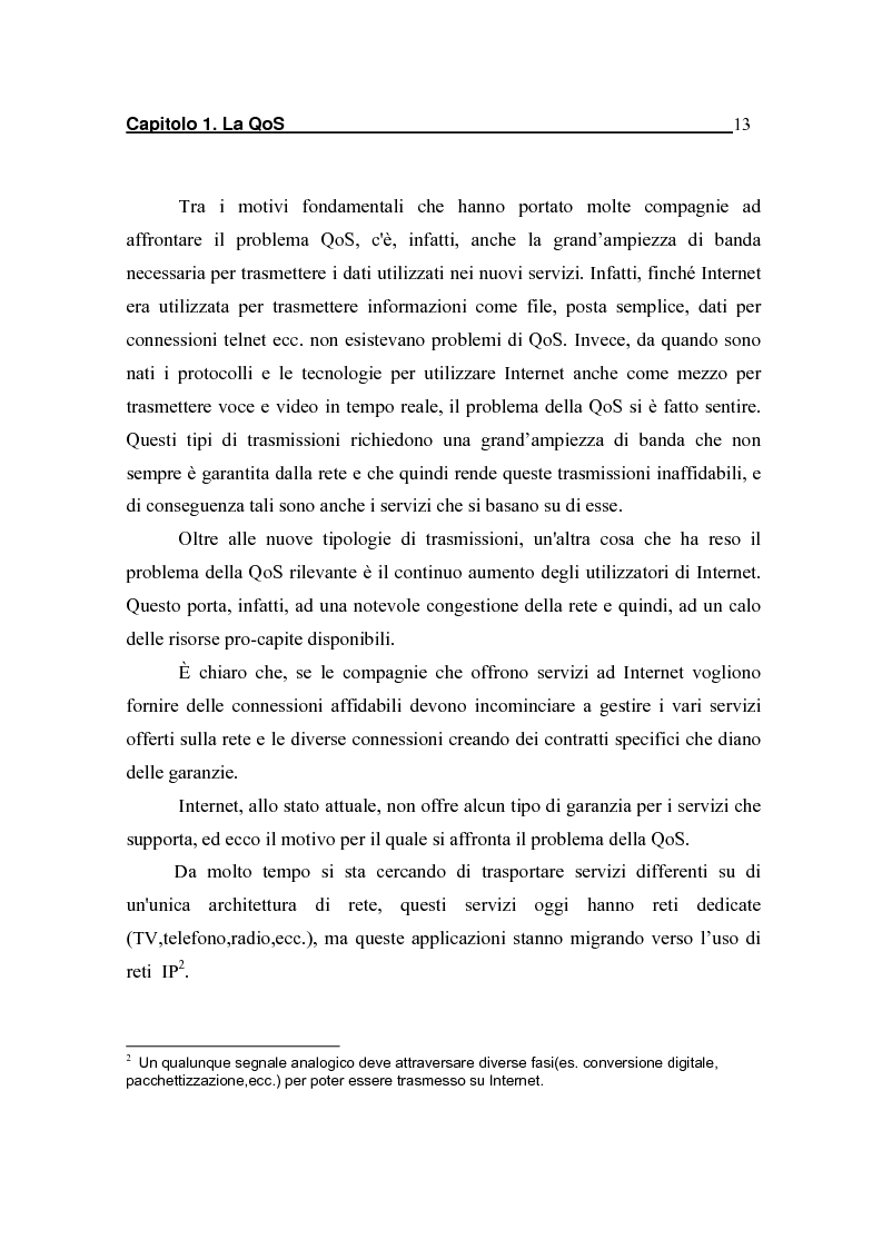 Anteprima della tesi: Strategie per il controllo di ammissione in reti a servizi differenziati, Pagina 7