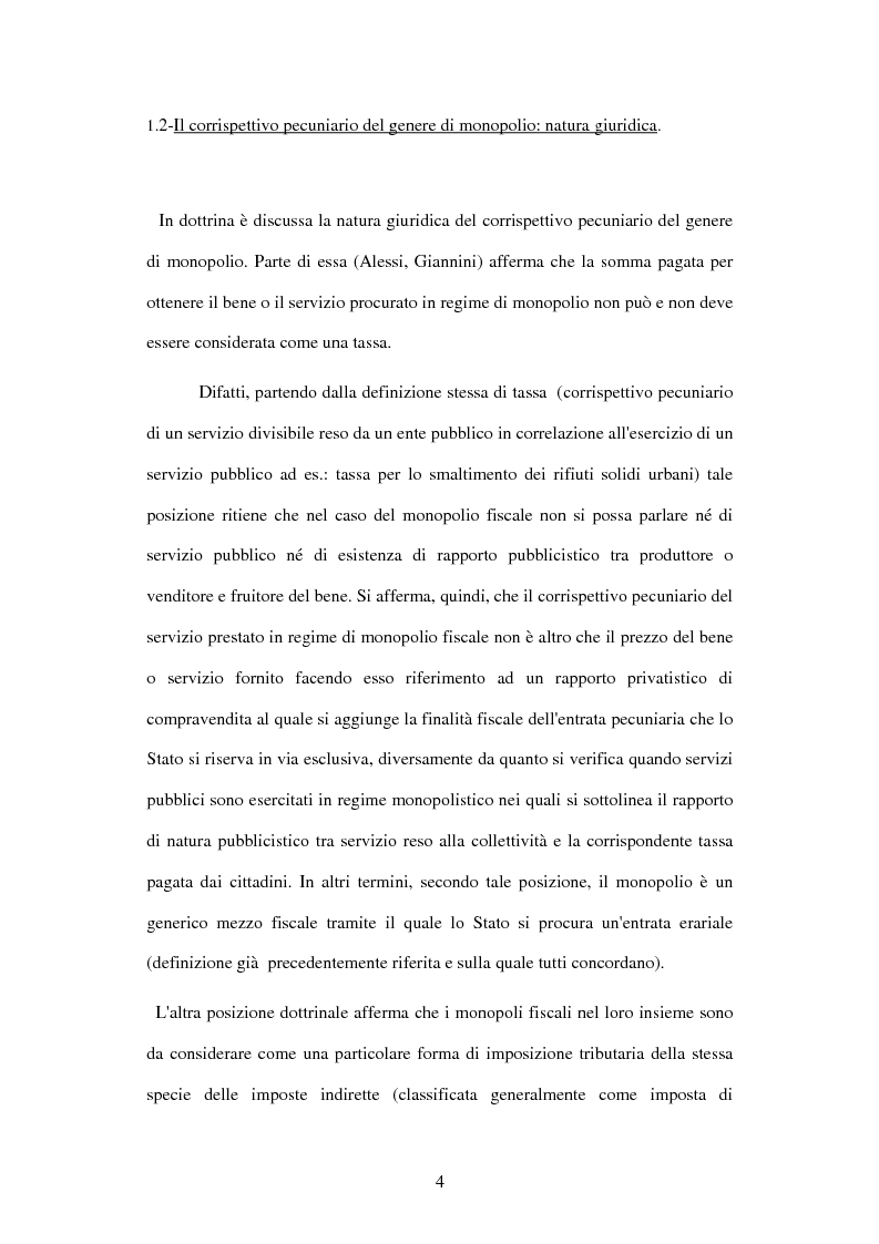 Anteprima della tesi: I monopoli fiscali, Pagina 3