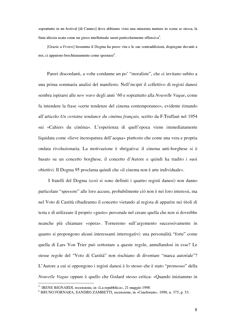 Anteprima della tesi: Dogma 95, Pagina 6