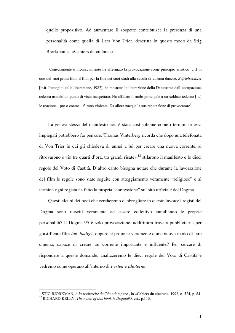 Anteprima della tesi: Dogma 95, Pagina 9