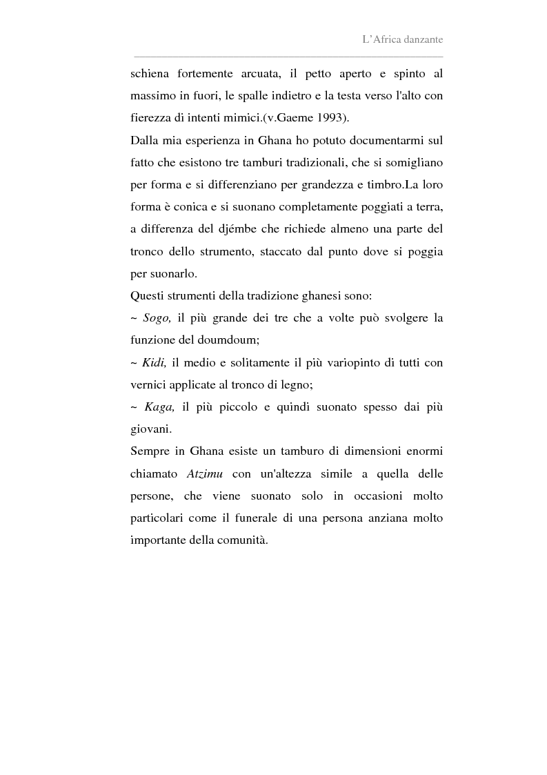 Anteprima della tesi: Antropologia della danza in contesto africano. Un'esperienza in Ghana, Pagina 15