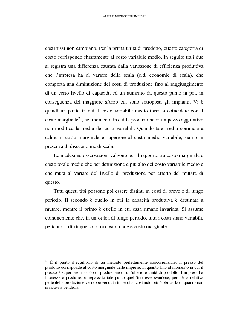 Anteprima della tesi: I prezzi predatori e la concorrenza, Pagina 14