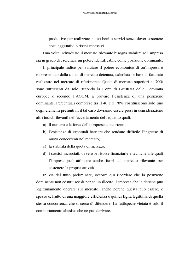 Anteprima della tesi: I prezzi predatori e la concorrenza, Pagina 7