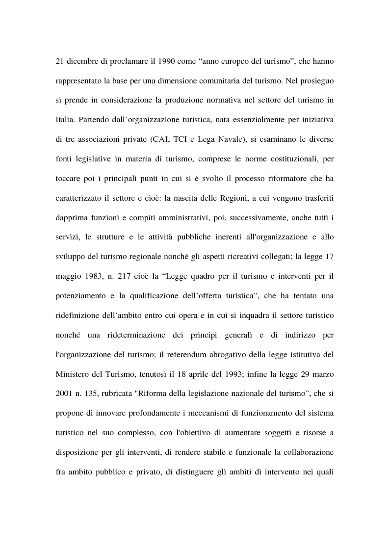 Anteprima della tesi: La tutela del turista, Pagina 2