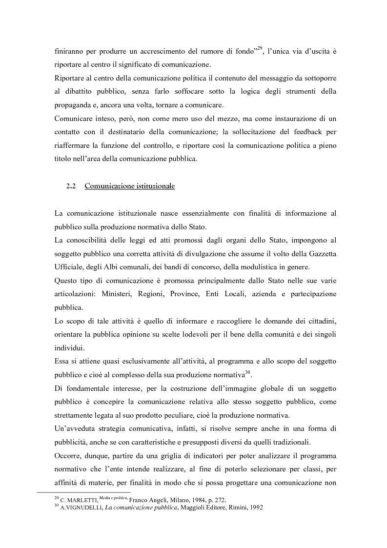 Anteprima della tesi: Urp: un ponte in costruzione tra cittadino ed ente pubblico. Il caso di Cento (Fe), Pagina 14