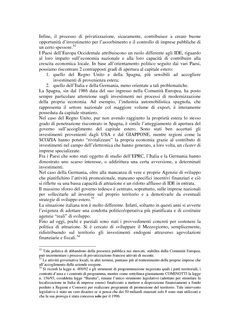 Anteprima della tesi: Un nuovo approccio allo sviluppo territoriale: il marketing d'area ed alcune esperienze di agenzie europee, Pagina 12