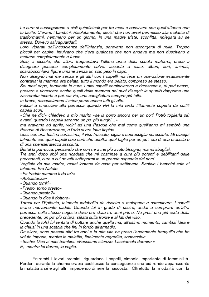 Anteprima della tesi: Il corpo ritrovato. Intervento educativo con donne operate di tumore al seno attraverso la metodologia della Biodanza, Pagina 9