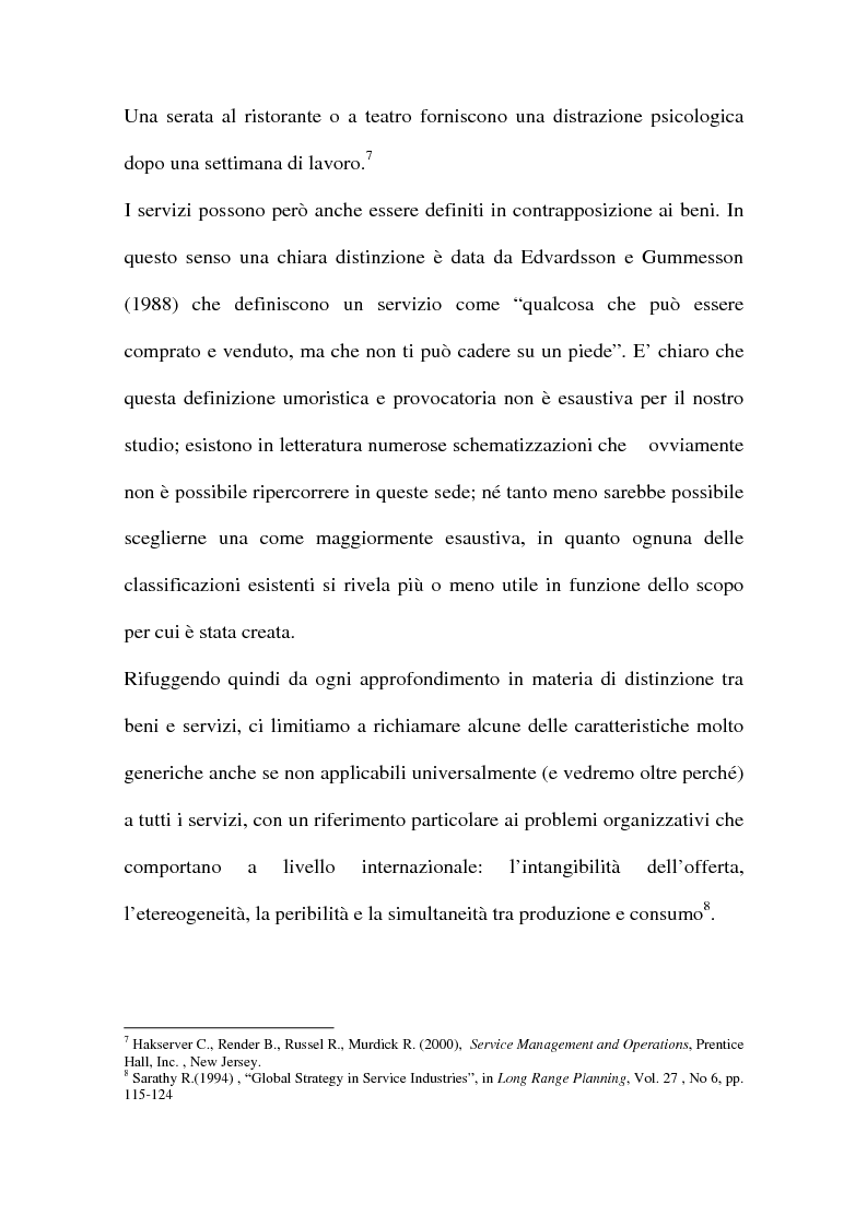 Anteprima della tesi: L'internazionalizzazione delle imprese di servizi, Pagina 10