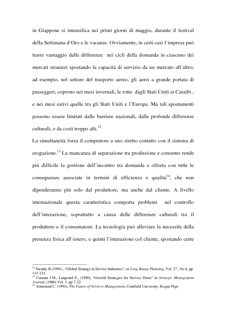 Anteprima della tesi: L'internazionalizzazione delle imprese di servizi, Pagina 13