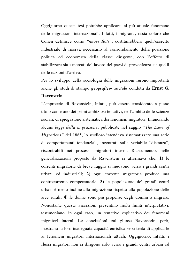 Anteprima della tesi: L'inserimento degli immigrati nel sistema economico - produttivo genovese, Pagina 4