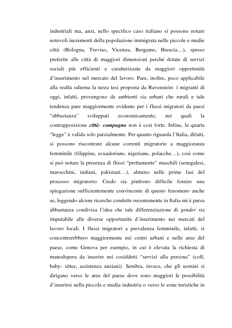 Anteprima della tesi: L'inserimento degli immigrati nel sistema economico - produttivo genovese, Pagina 5
