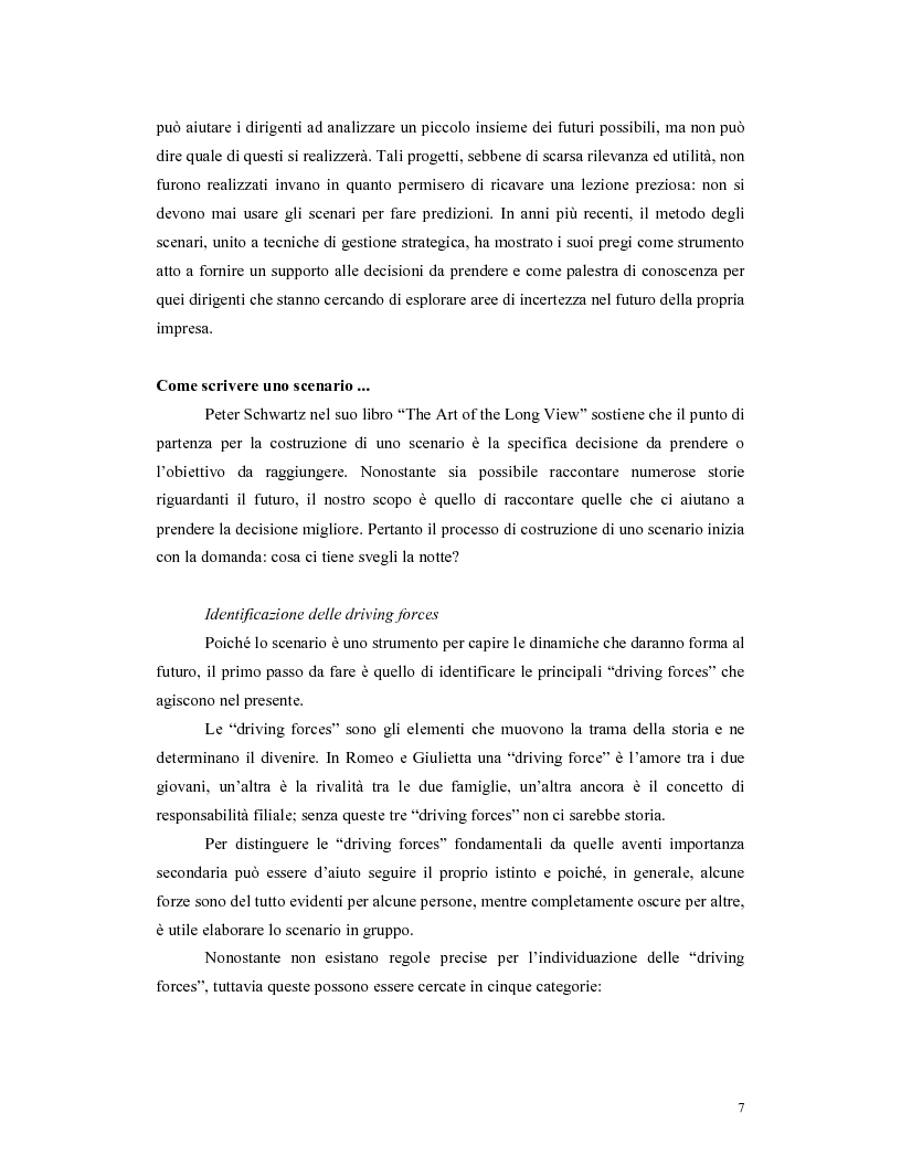 Anteprima della tesi: Un esempio di applicazione del metodo degli scenari al Giubileo dell'anno 2000, Pagina 4