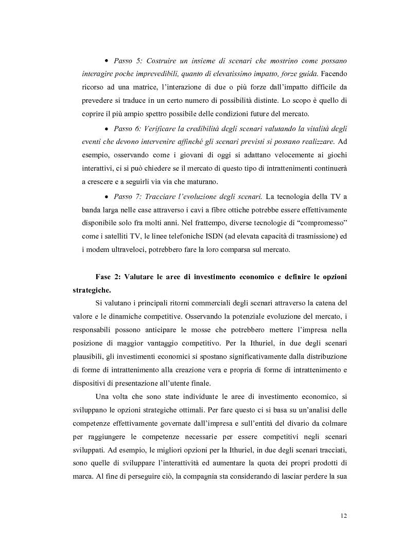 Anteprima della tesi: Un esempio di applicazione del metodo degli scenari al Giubileo dell'anno 2000, Pagina 9