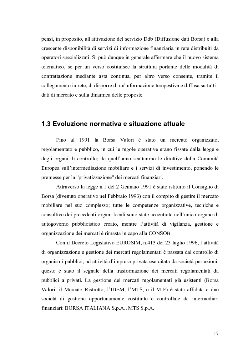 Anteprima della tesi: Aste a chiamata, controllo dei prezzi ed esperimenti con agenti umani ed artificiali in un modello di simulazione di borsa, Pagina 12