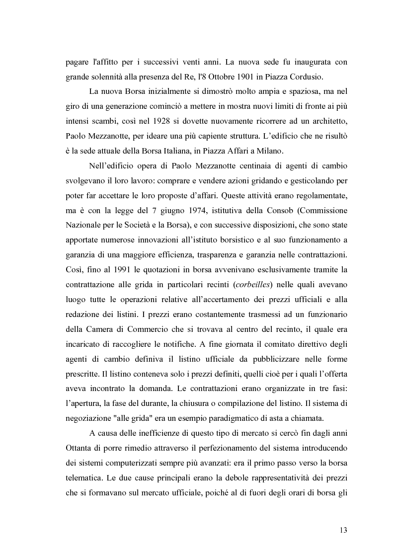 Anteprima della tesi: Aste a chiamata, controllo dei prezzi ed esperimenti con agenti umani ed artificiali in un modello di simulazione di borsa, Pagina 8