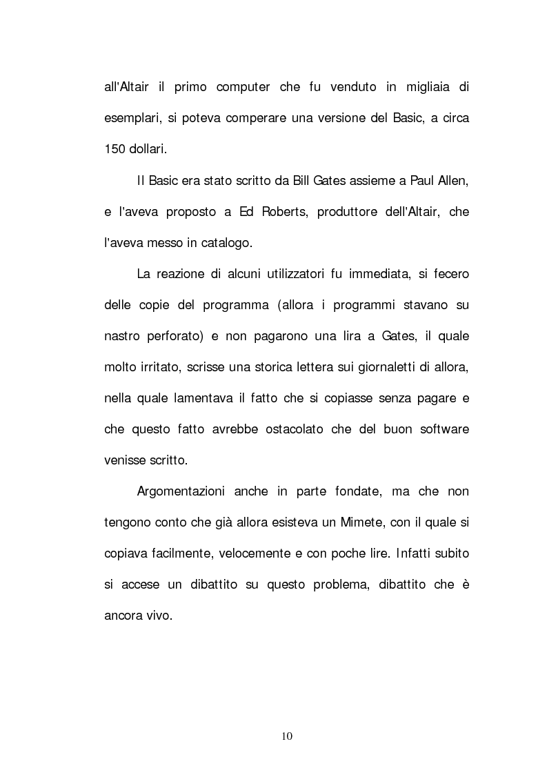 Anteprima della tesi: Software proprietario e software open source: analisi dei costi totali in azienda, Pagina 8