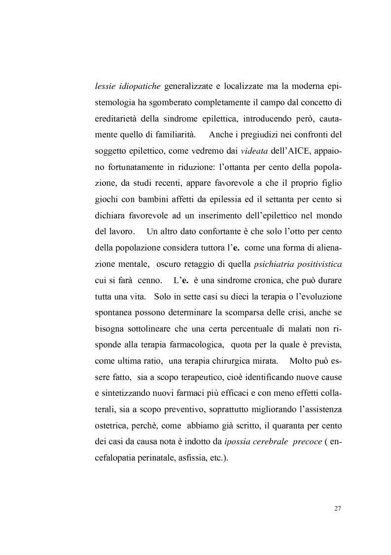 Anteprima della tesi: Il male sacro, discorso intorno all'epilessia, Pagina 3