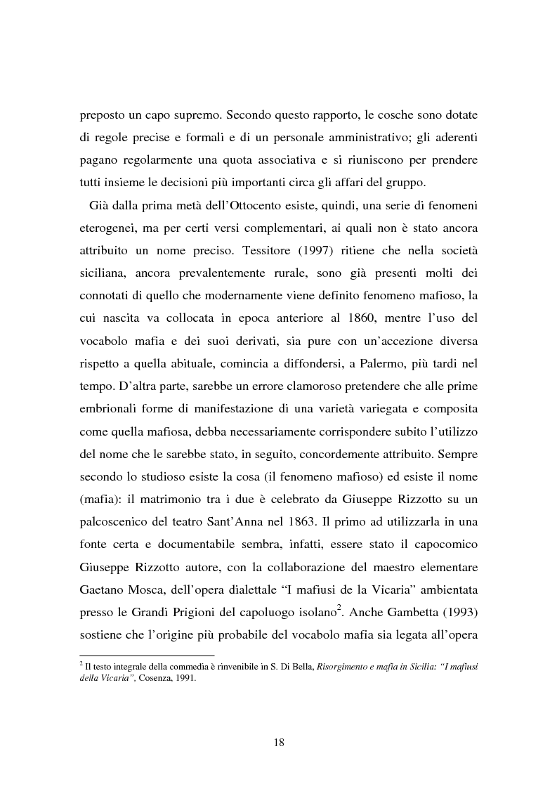 Anteprima della tesi: Le donne e la mafia, Pagina 13