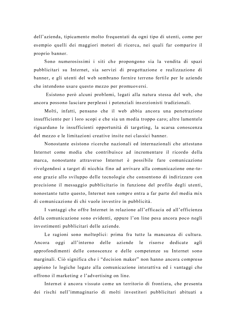 Anteprima della tesi: Pubblicità e new media: tendenze recenti e prospettive, Pagina 11