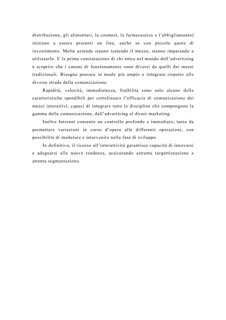 Anteprima della tesi: Pubblicità e new media: tendenze recenti e prospettive, Pagina 13