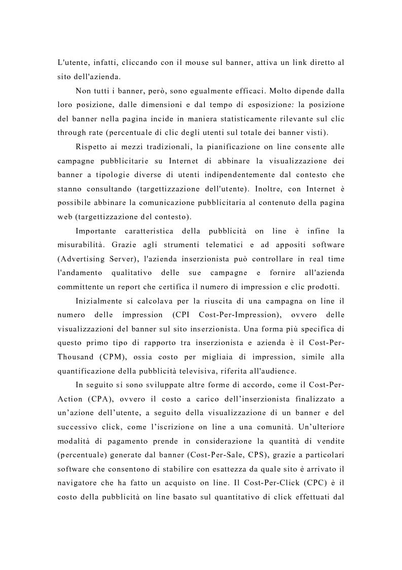 Anteprima della tesi: Pubblicità e new media: tendenze recenti e prospettive, Pagina 3