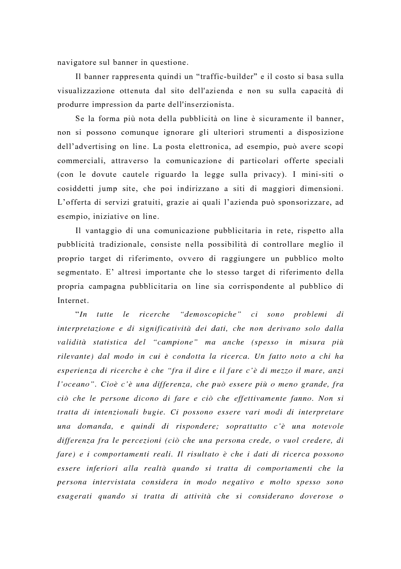 Anteprima della tesi: Pubblicità e new media: tendenze recenti e prospettive, Pagina 4