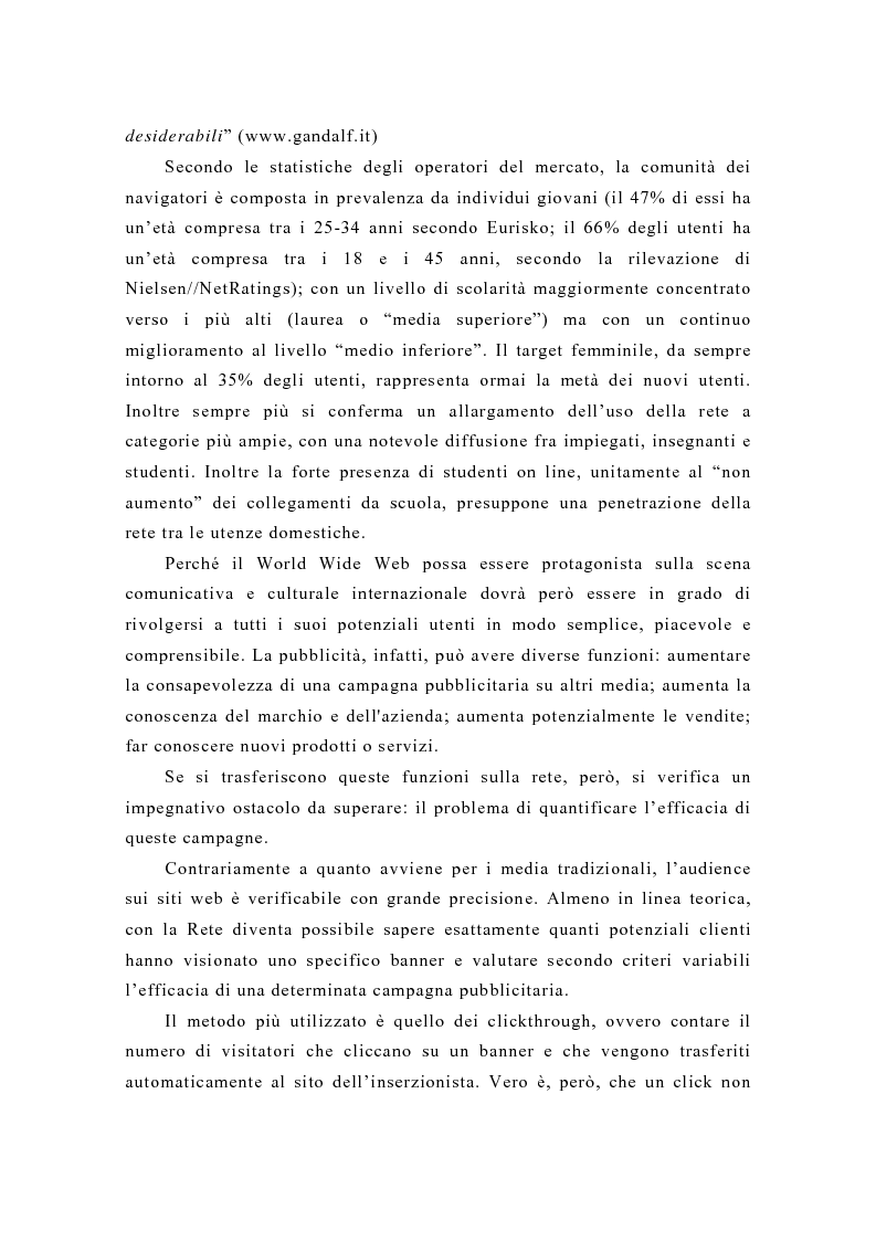 Anteprima della tesi: Pubblicità e new media: tendenze recenti e prospettive, Pagina 5