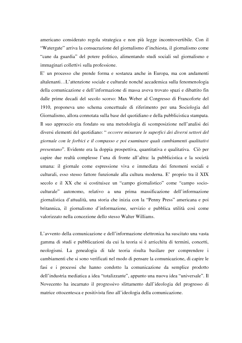 Anteprima della tesi: La comunicazione e l'informazione nei processi culturali, tra teoria e indagine empirica (La costruzione mediata della realtà), Pagina 2