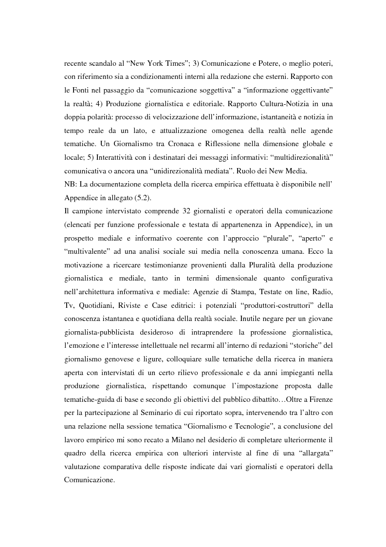 Anteprima della tesi: La comunicazione e l'informazione nei processi culturali, tra teoria e indagine empirica (La costruzione mediata della realtà), Pagina 8