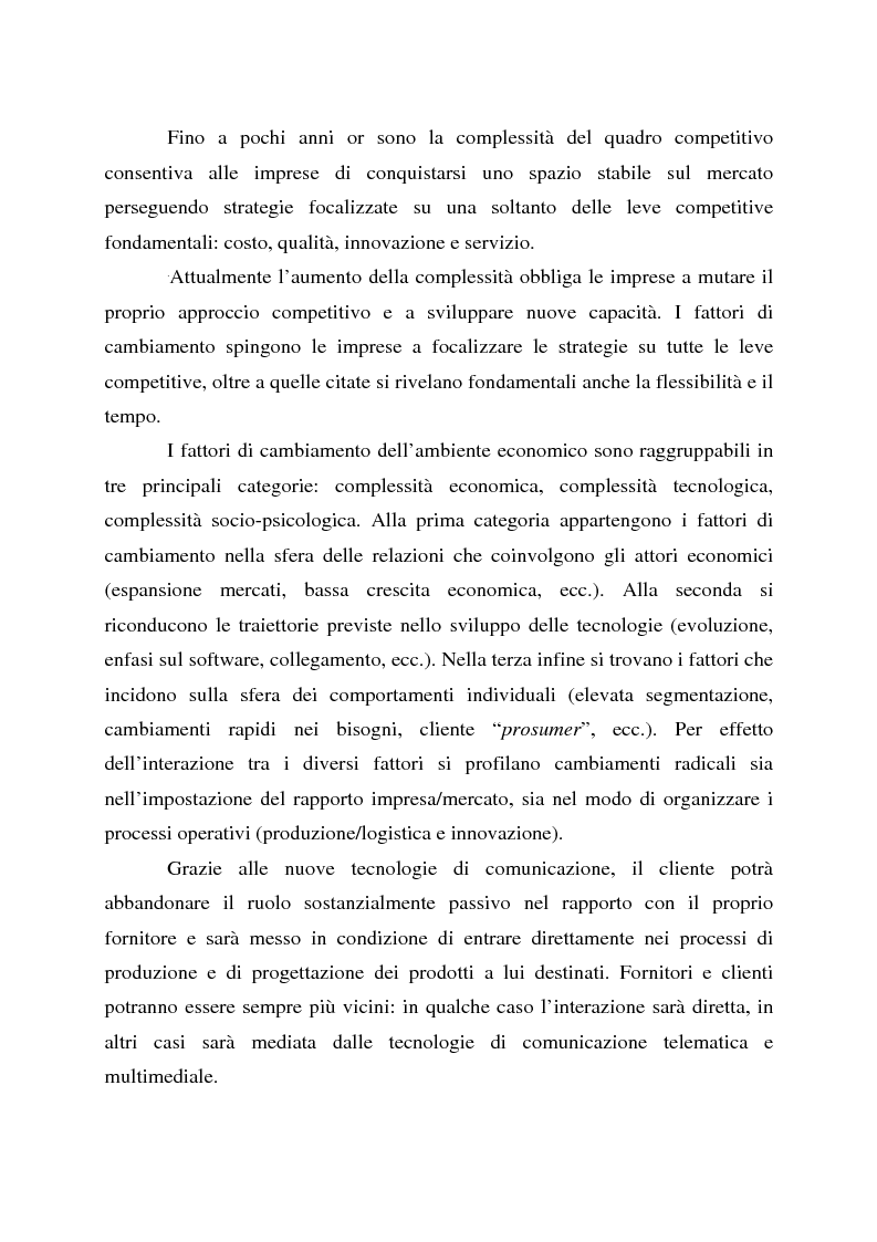 Anteprima della tesi: L'impresa olonico-virtuale: problemi organizzativi e gestione, Pagina 2