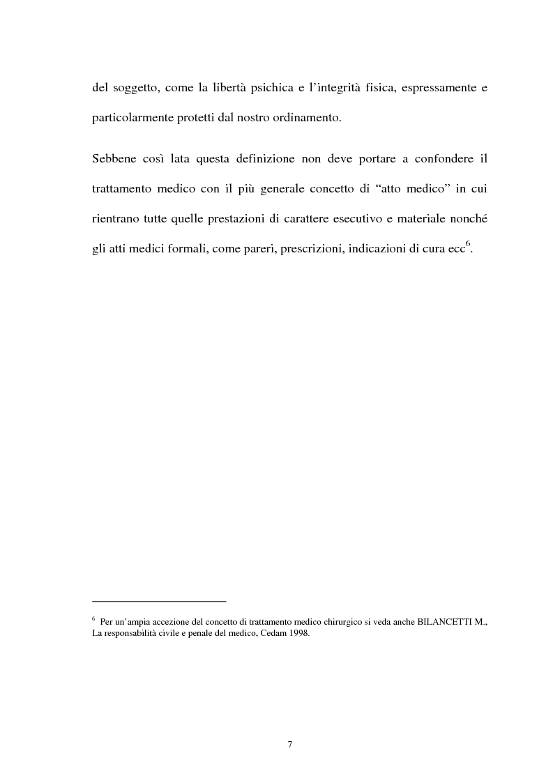 Anteprima della tesi: La responsabilità penale del sanitario, Pagina 7