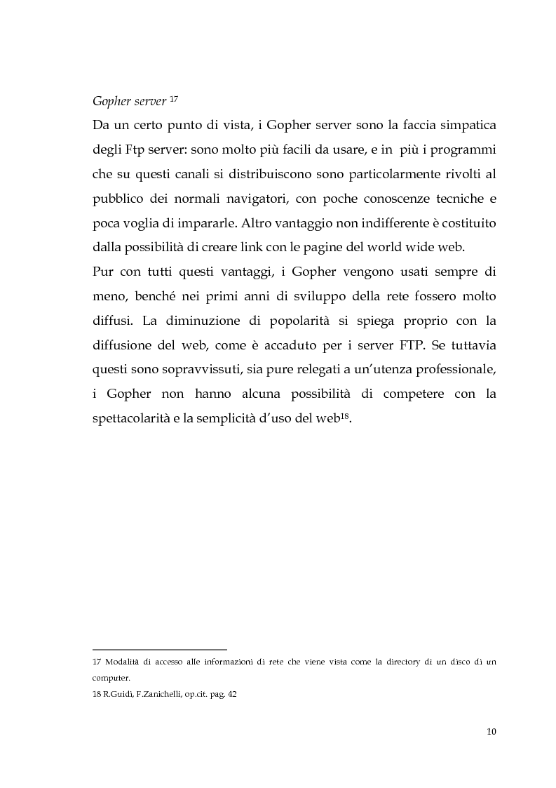 Anteprima della tesi: Spamming: profili tecnici e giuridici, Pagina 10