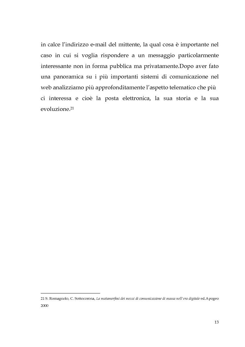 Anteprima della tesi: Spamming: profili tecnici e giuridici, Pagina 13