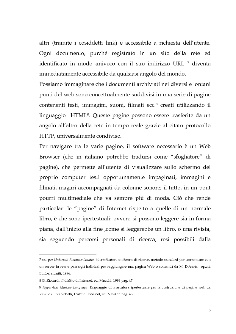 Anteprima della tesi: Spamming: profili tecnici e giuridici, Pagina 5