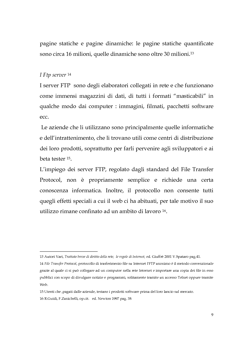 Anteprima della tesi: Spamming: profili tecnici e giuridici, Pagina 9