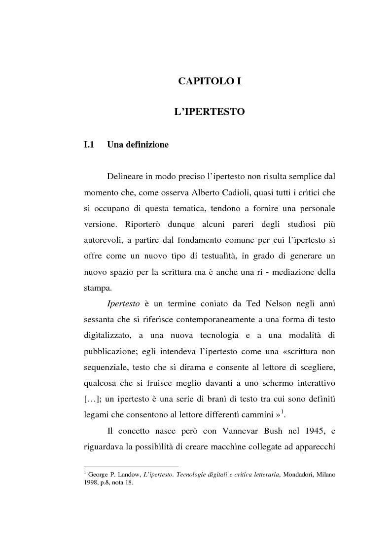 Anteprima della tesi: Italo Calvino e l'iper-romanzo, Pagina 4