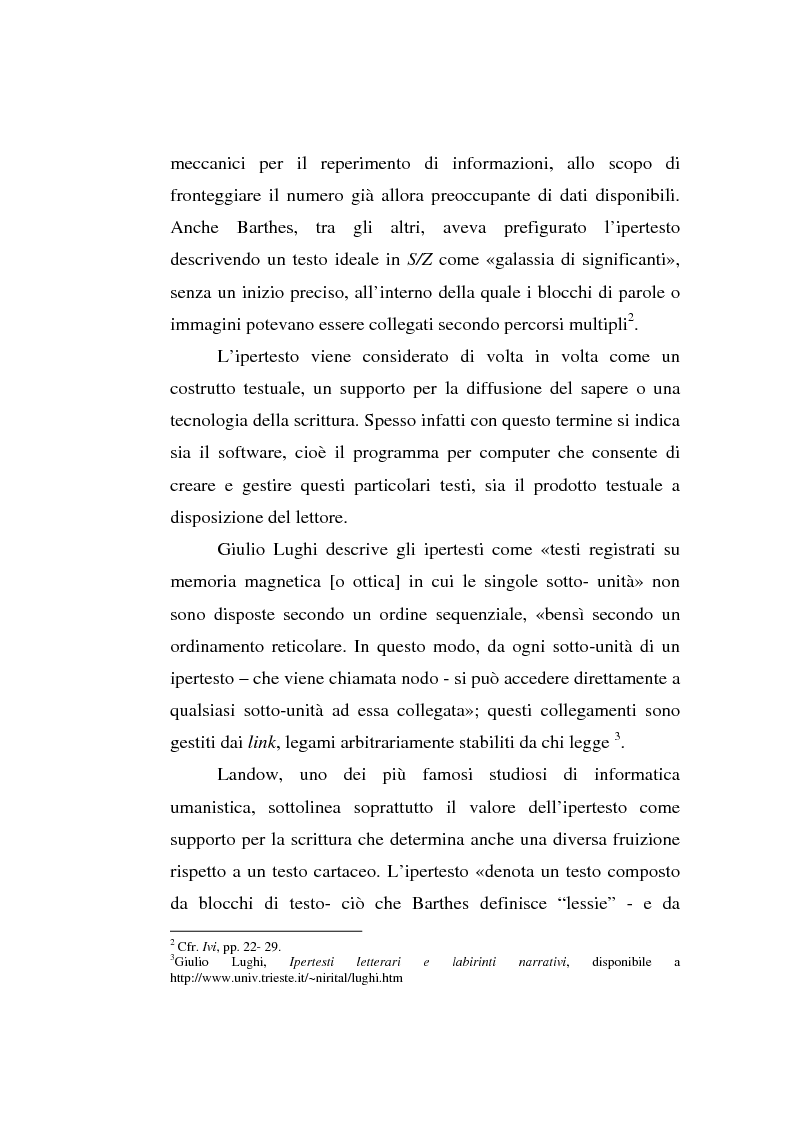 Anteprima della tesi: Italo Calvino e l'iper-romanzo, Pagina 5