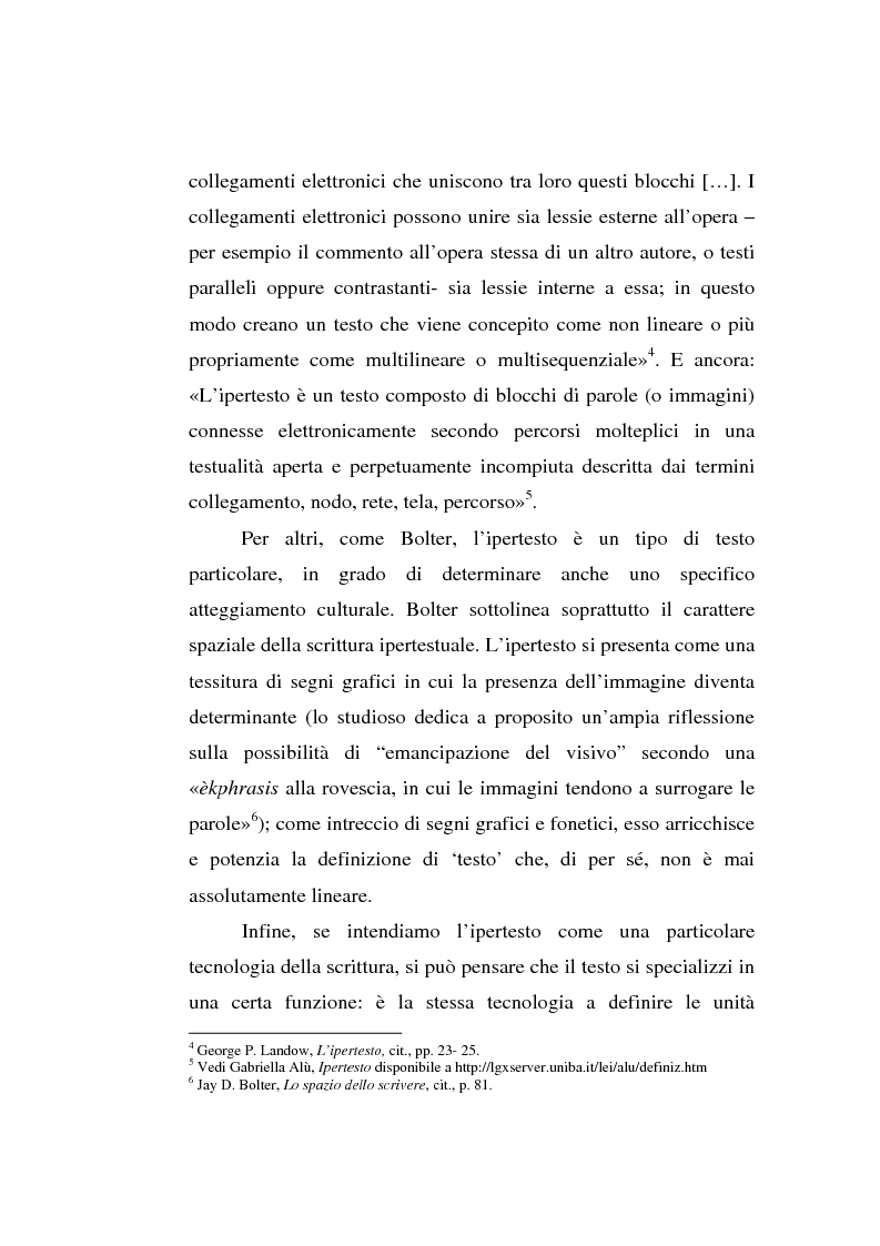 Anteprima della tesi: Italo Calvino e l'iper-romanzo, Pagina 6