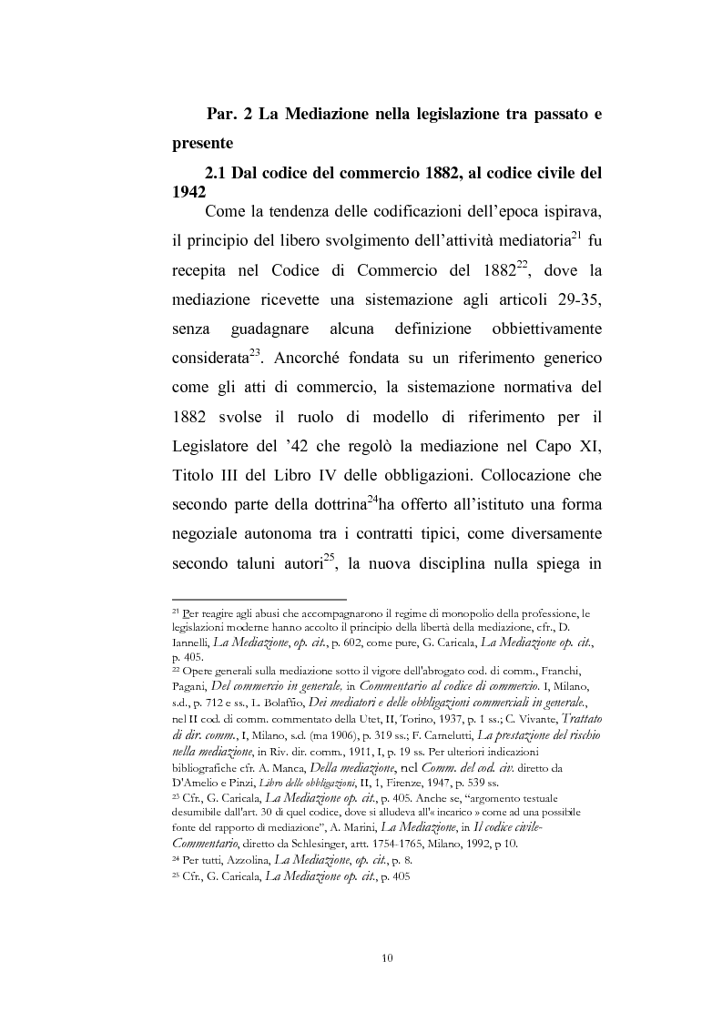 Anteprima della tesi: I contratti di mediazione immobiliare e la tutela del consumatore, Pagina 10