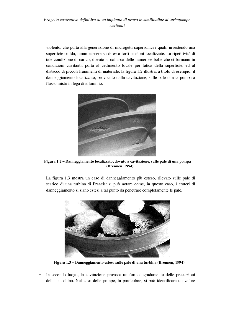 Anteprima della tesi: Progetto costruttivo definitivo di un impianto di prova in similitudine di turbopompe cavitanti, Pagina 4