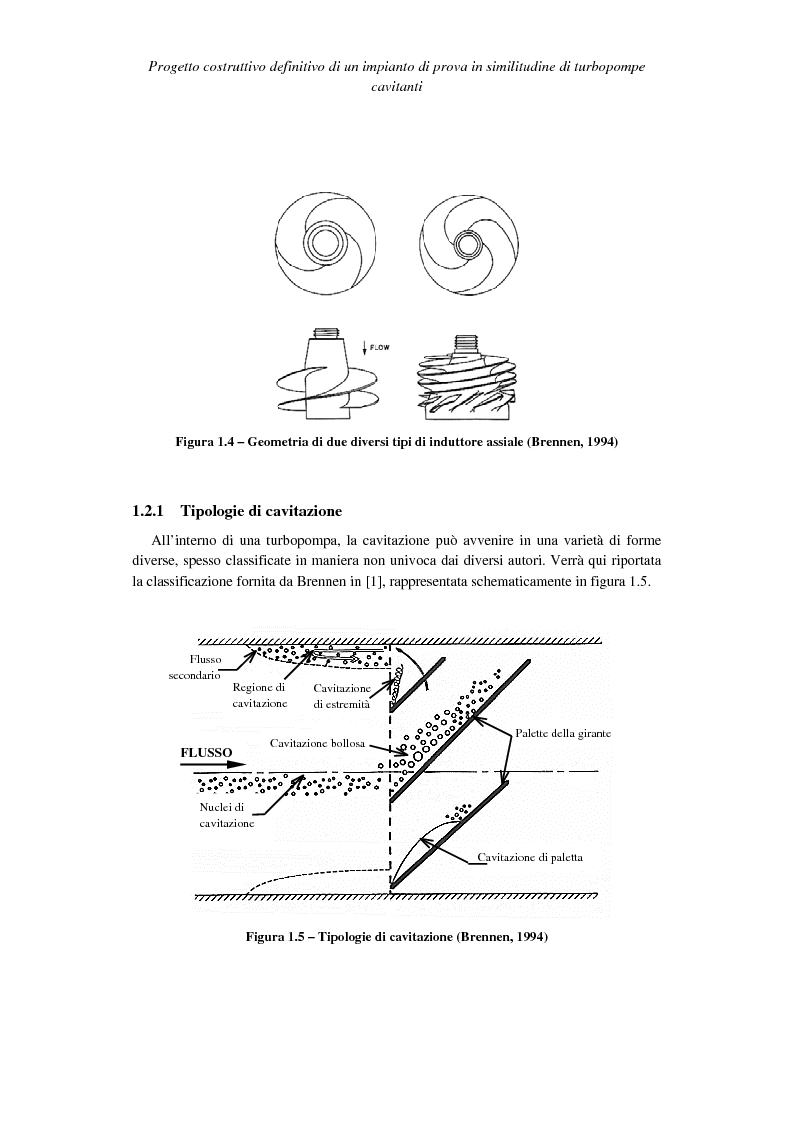 Anteprima della tesi: Progetto costruttivo definitivo di un impianto di prova in similitudine di turbopompe cavitanti, Pagina 6