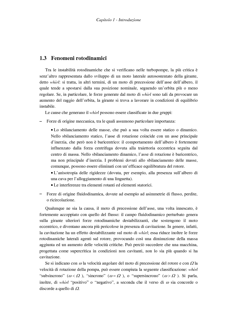 Anteprima della tesi: Progetto costruttivo definitivo di un impianto di prova in similitudine di turbopompe cavitanti, Pagina 9