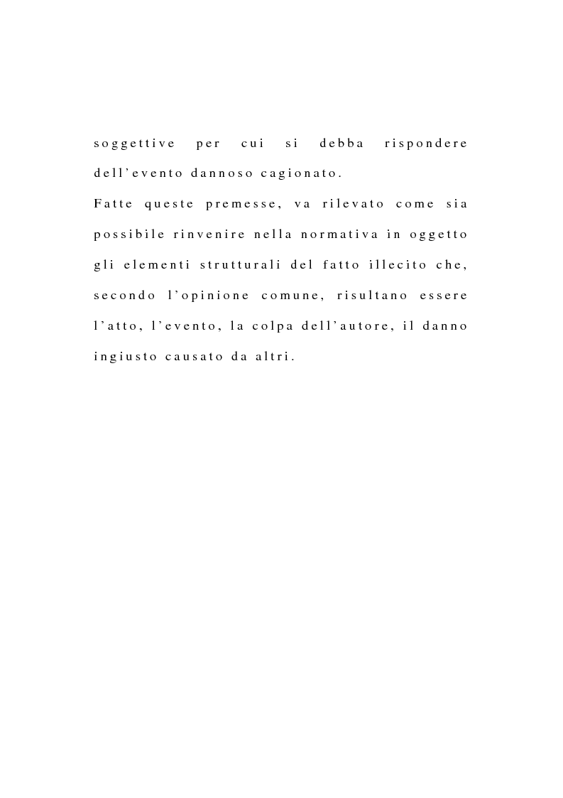 Anteprima della tesi: La responsabilità civile dell'atleta derivante dall'esercizio dell'attività sportiva, Pagina 6